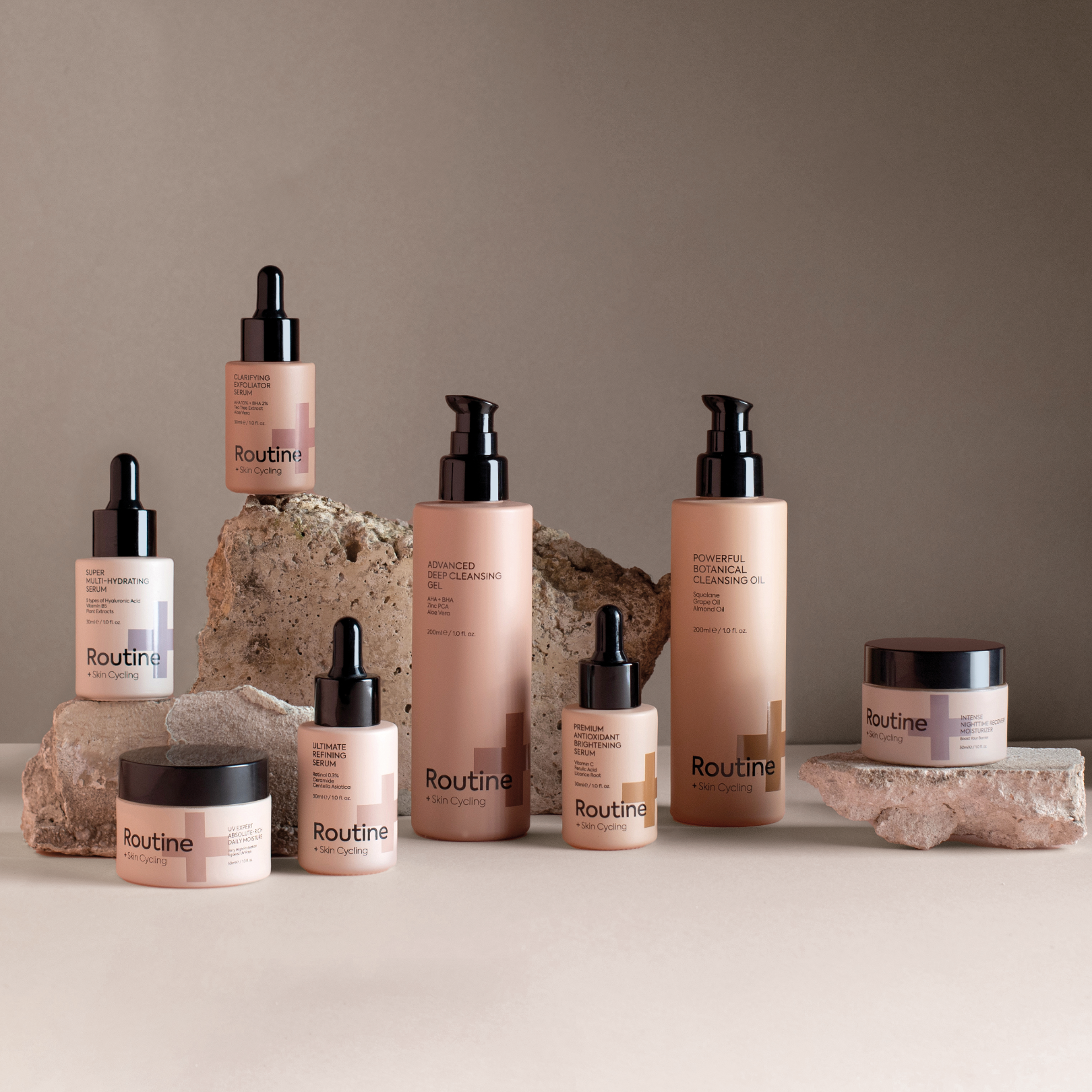 Routine+ Skin Cycling Kit(8in1)