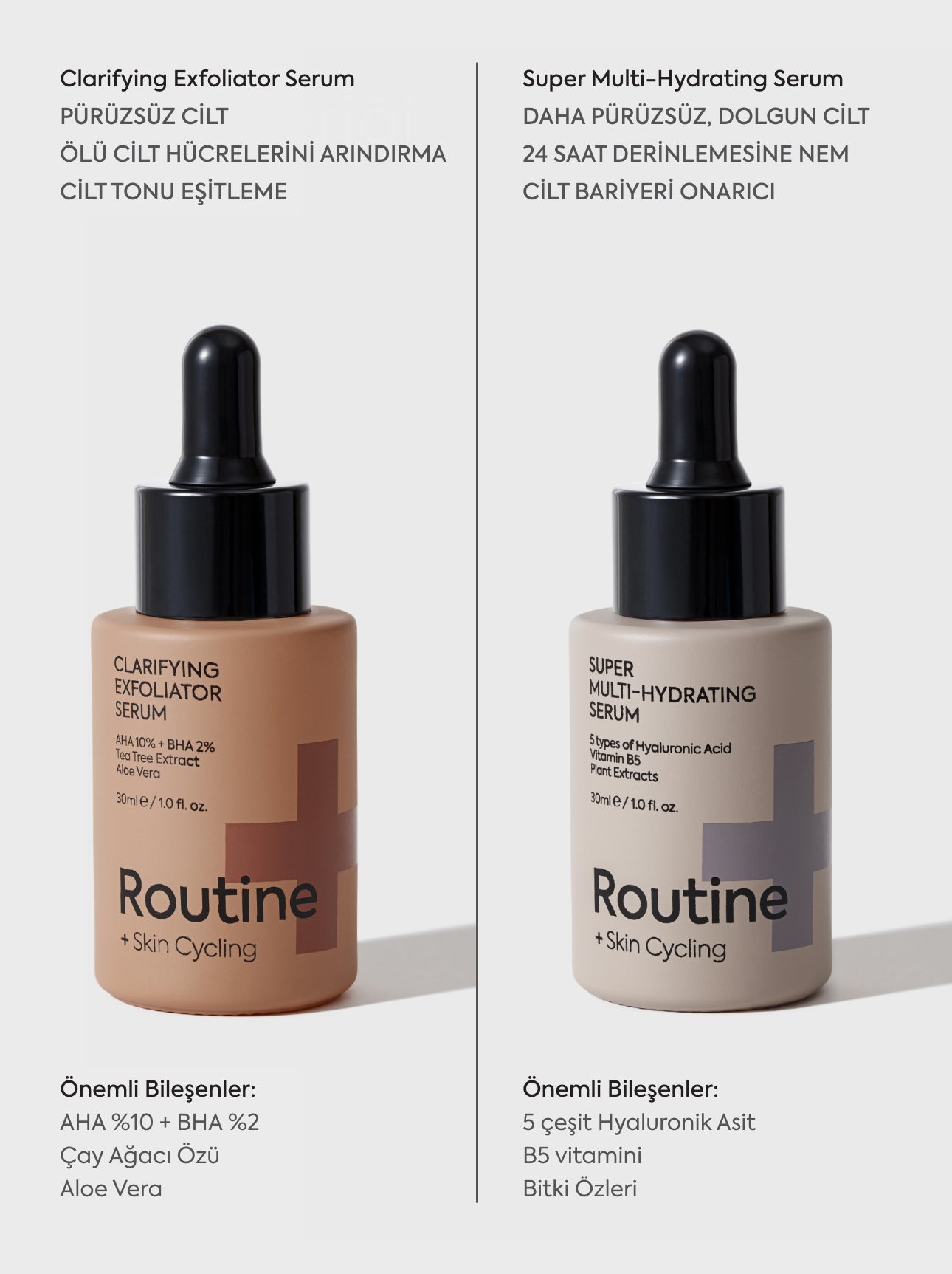 Routine+ Skin Cycling Kit(8in1)